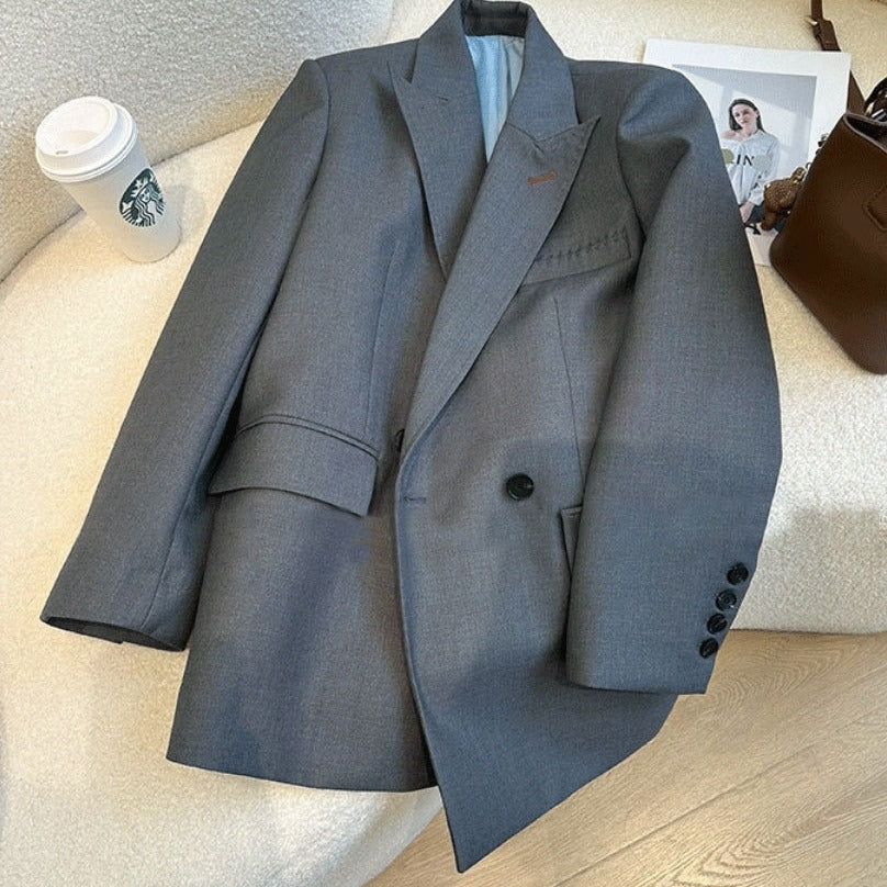 Damen Eleganter und stylischer Oversized-Blazer Echoarchiv