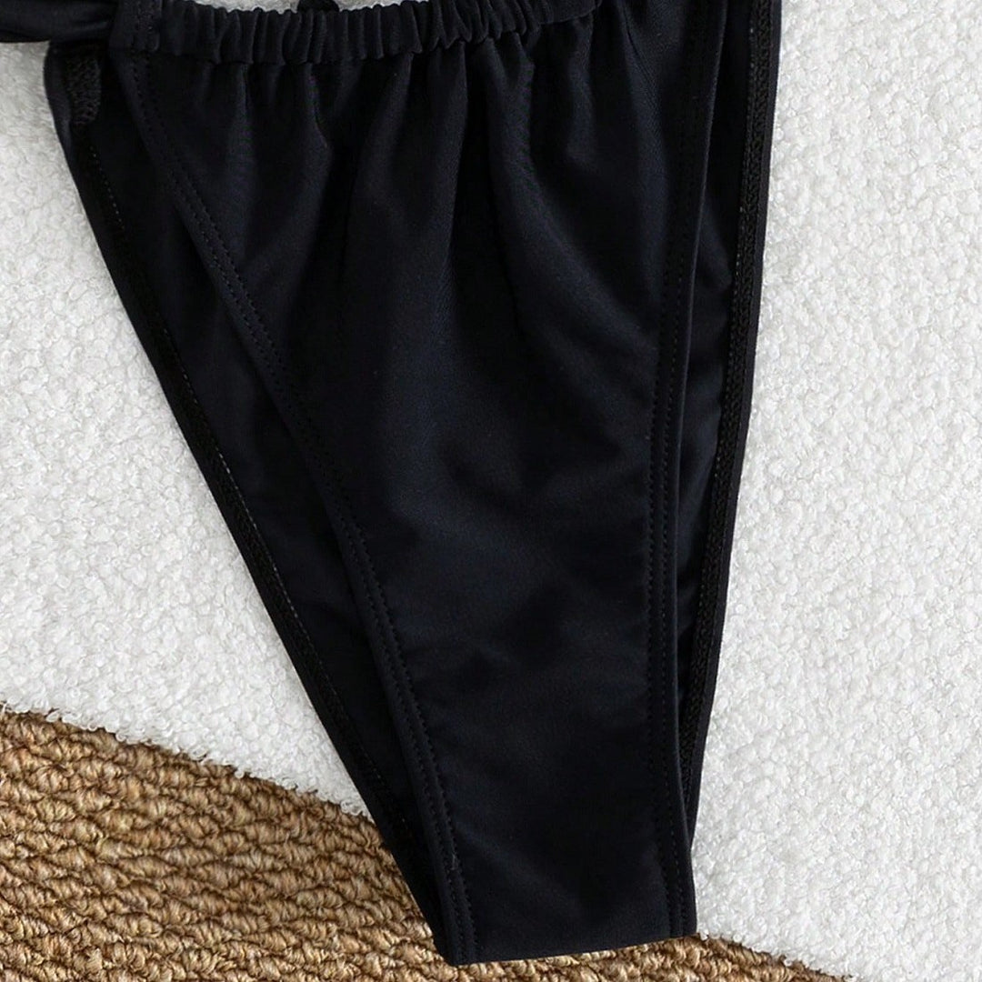 Damen Triangel-Bikini-Set mit dekorativem Ring Echo Archiv