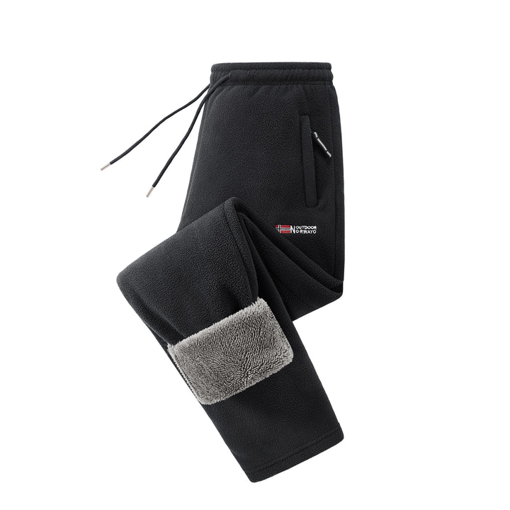 Damen Fleece-Jogginghose mit Teddy-Innenfutter und Reißverschlusstaschen Echo Archiv