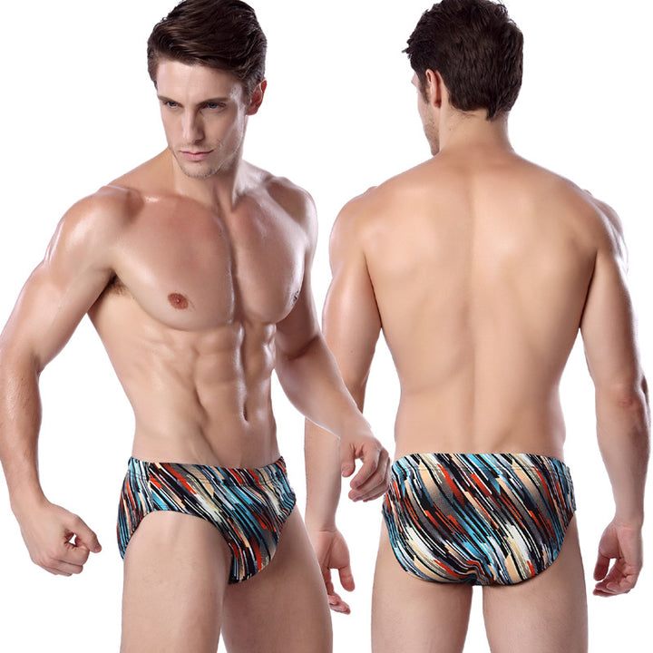 Herren Badehose mit modernem geometrischem Muster Echo Archiv
