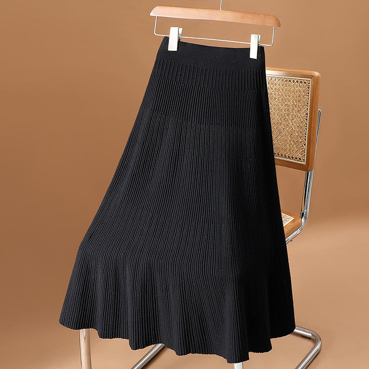 Damen Eleganter und schwingender Plisseerock Echo Archiv