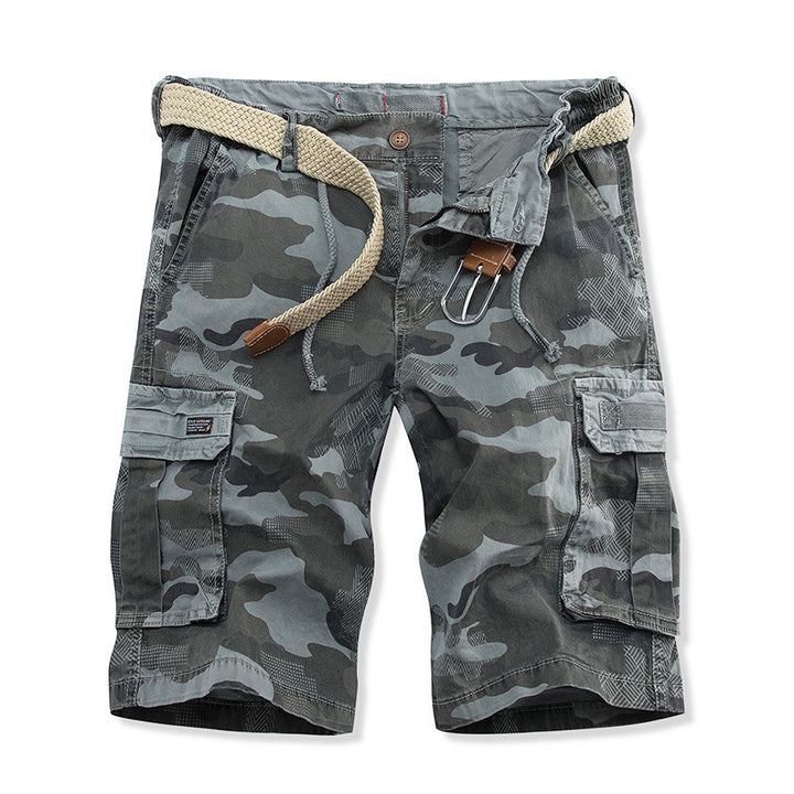 Herren Cargo-Shorts mit mehreren praktischen Taschen und verstellbarem Kordelzug Echoarchiv