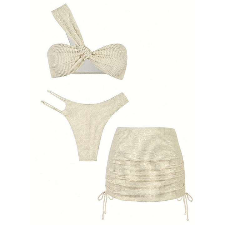 Damen Bademode-Set mit elegantem Wickel-Oberteil und hohem Taillenslip Echo Archiv