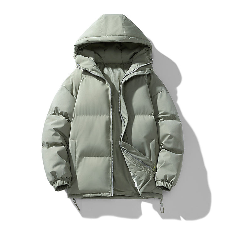 Unisex Gepolsterte Kapuzensteppjacke mit Thermoisolierung und verstellbarem Saum Echo Archiv