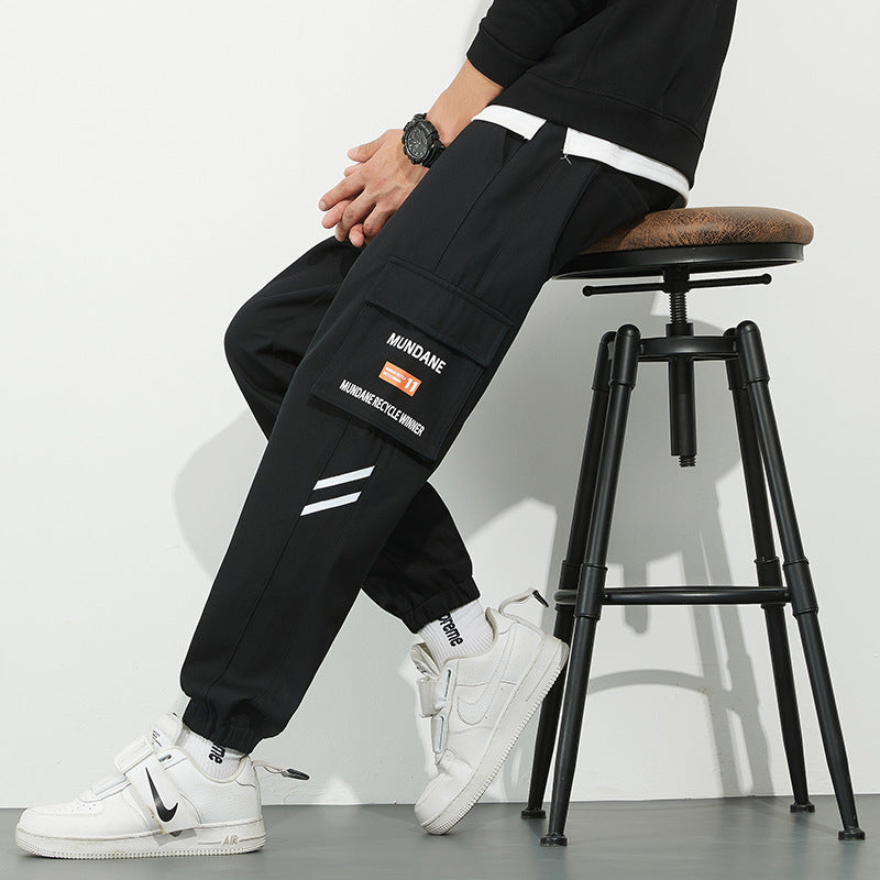 Herren Urbanes Camouflage-Jogger mit Utility-Taschen und elastischem Knöchelsaum Echo Archiv