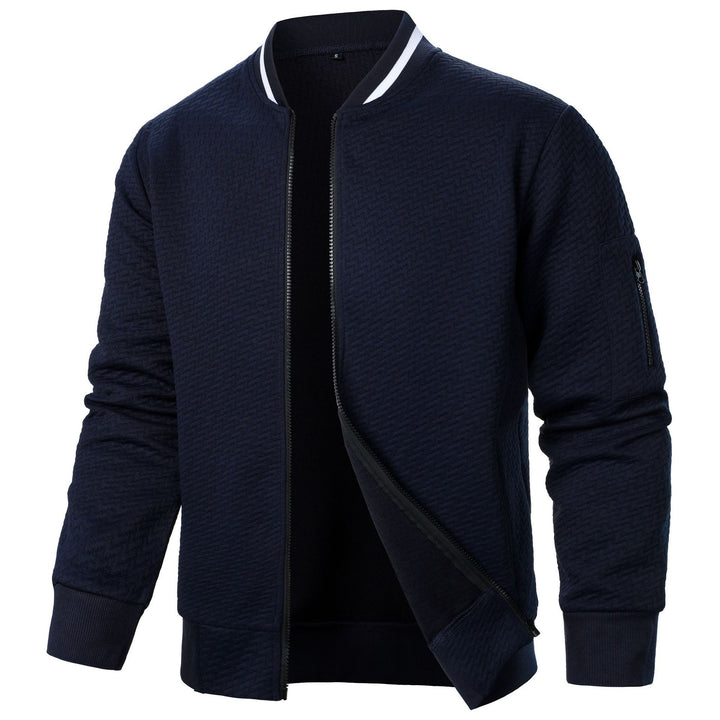 Herren modische Bomberjacke mit strukturiertem Design und funktionalen Taschen Echoarchiv