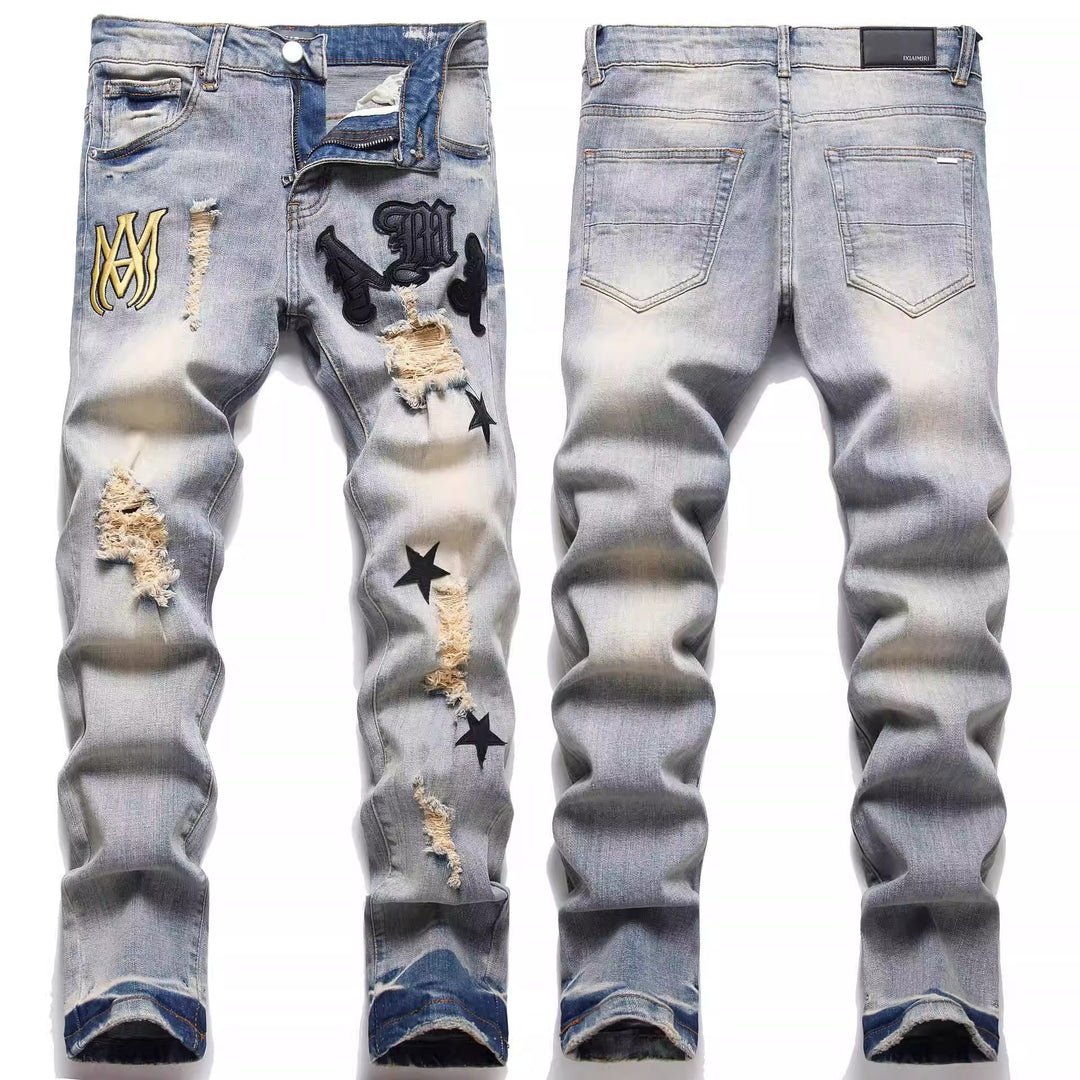 Herren Modische Slim-Fit Jeans Echo Archiv