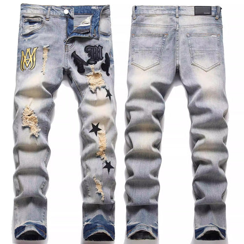Herren Modische Slim-Fit Jeans Echo Archiv
