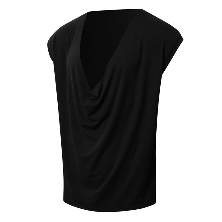 Damen nan drapiertes Longtop mit tiefem Wasserfall-Rücken und überschnittener Schulter Echo Archiv