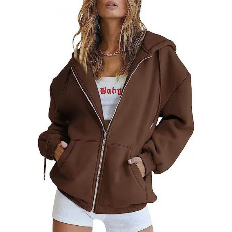 Damen Oversized Kapuzenjacke Echoarchiv