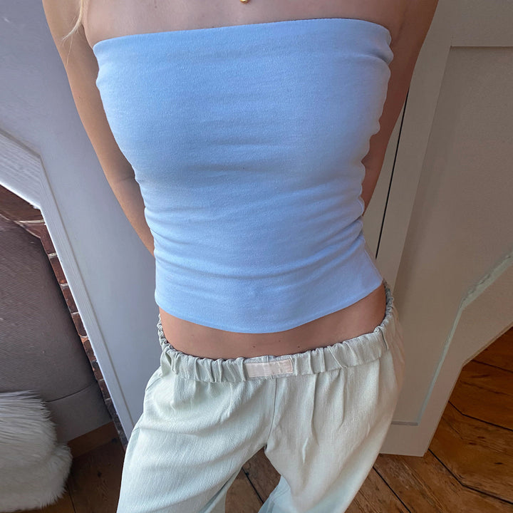 Damen Bustier-Oberteil mit feinen Streifen Echo Archiv
