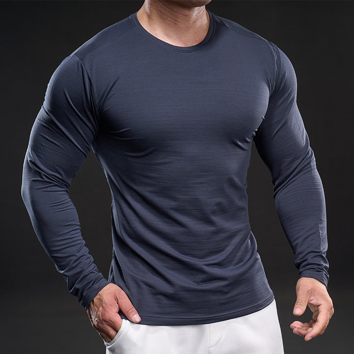 Herren sportliches Langarm-Funktionsshirt Echoarchiv 1762673448