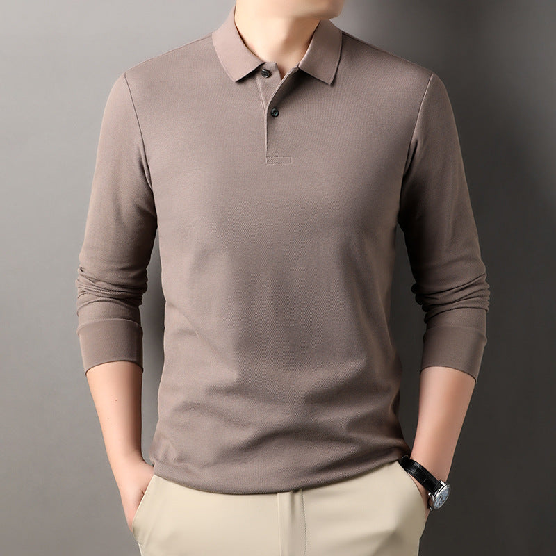 Herren Poloshirt mit langem Arm aus atmungsaktivem Funktionsmaterial Echoarchiv