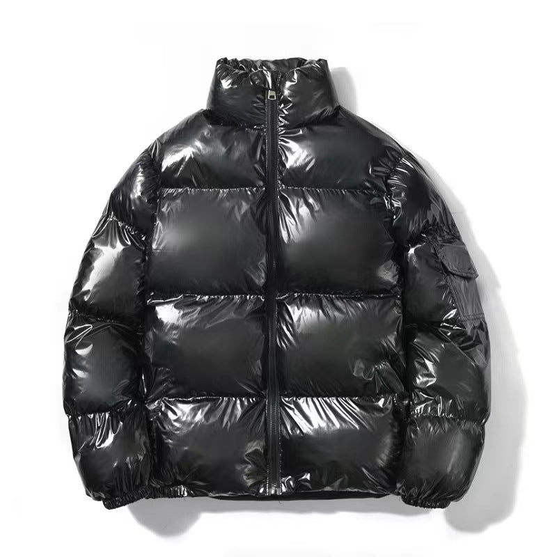 Unisex nan gepolsterte Steppjacke mit Thermoisolierung, Stehkragen und Ärmeltasche Echo Archiv