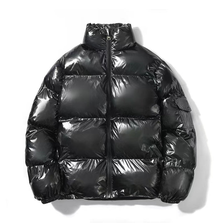 Unisex nan gepolsterte Steppjacke mit Thermoisolierung, Stehkragen und Ärmeltasche Echo Archiv