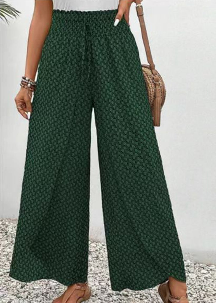 Damen nan weite Sommerhose mit gesmoktem Gummibund und Palazzo-Silhouette Echo Archiv