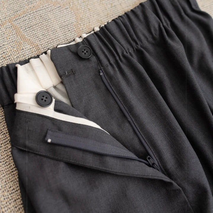 Damen Elegante und lockere Stoffhose Echoarchiv