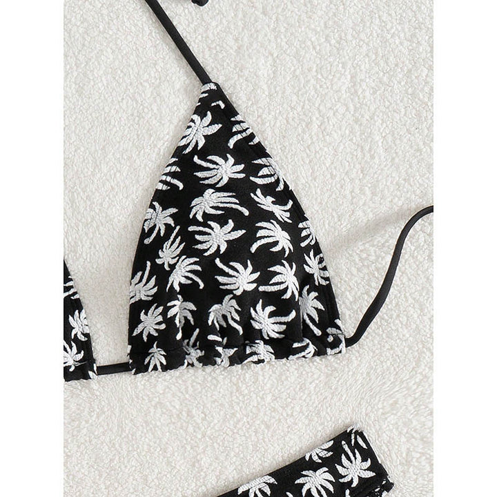 Damen Triangel-Bikini mit floralem Design und verstellbaren Bändern Echo Archiv