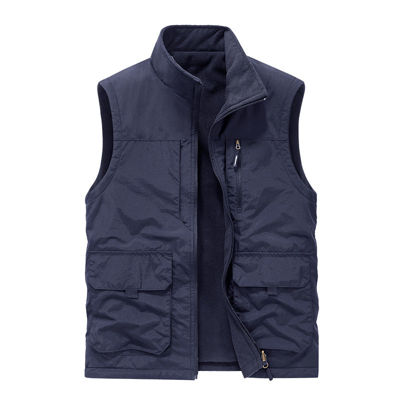 Herren Utility-Fleeceweste mit windabweisender Nylon-Außenlage Echo Archiv