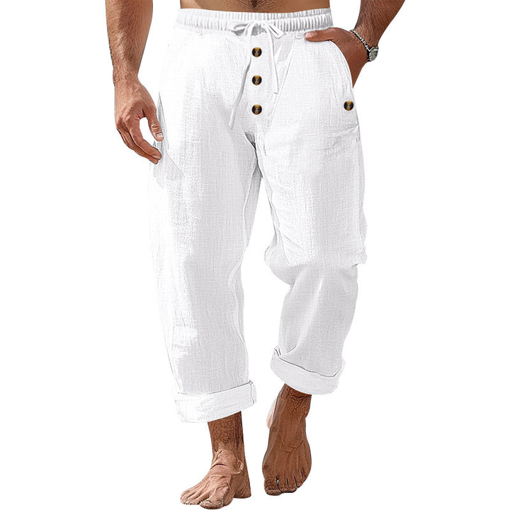Herren lässige Freizeit-Hosen mit verstellbarem Bund und praktischen Taschen Echoarchiv