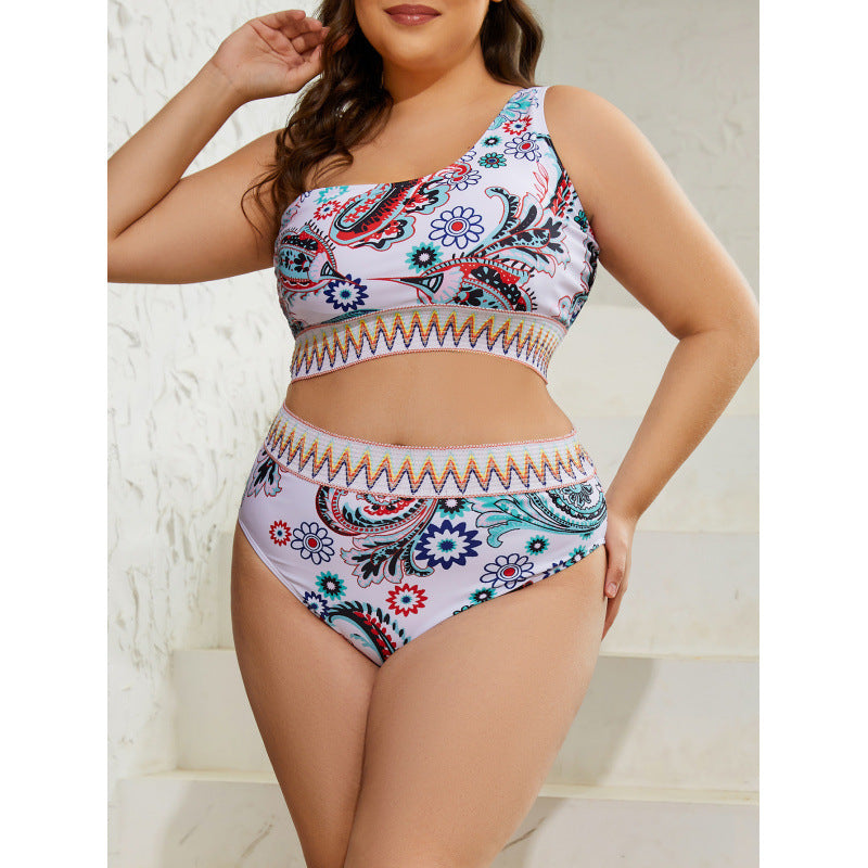 Damen Bikini-Set mit floralem Muster und sportlichem Schnitt Echo Archiv