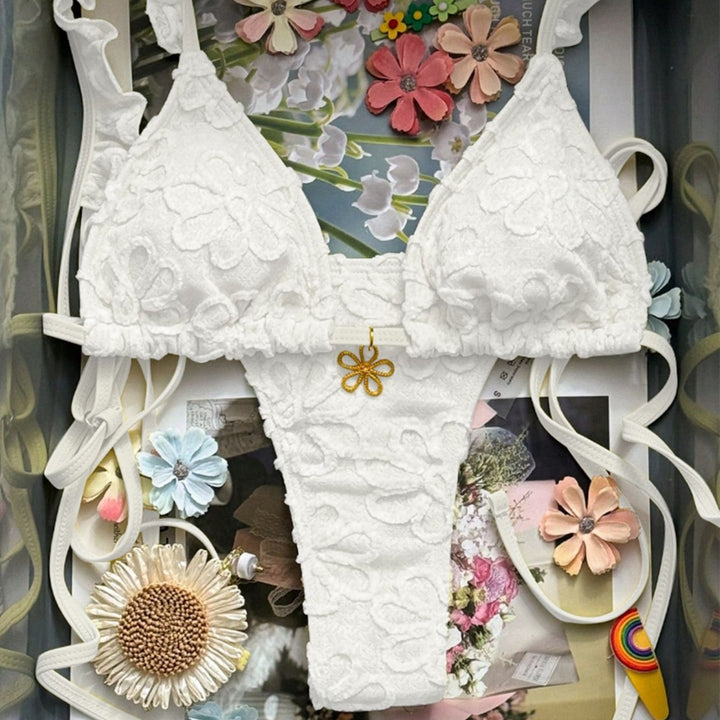 Damen Blumenverziertes Bikini-Set Echo Archiv