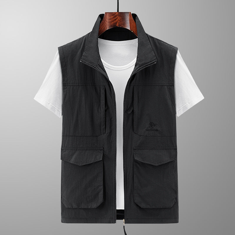 Herren Multifunktionale Outdoor-Weste mit praktischen Taschen Echo Archiv