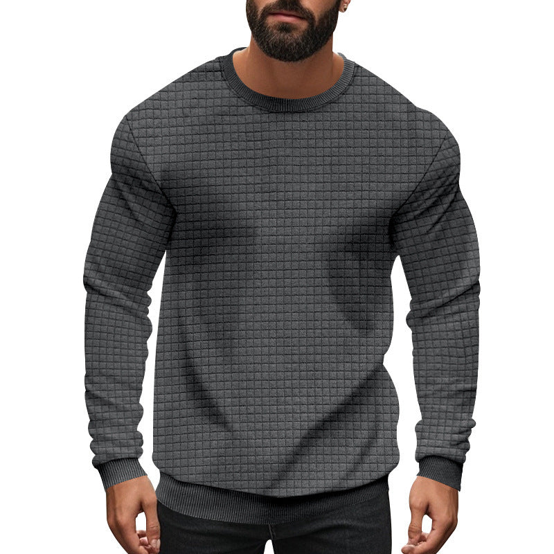 Herren strukturiertes Langarmshirt Echoarchiv