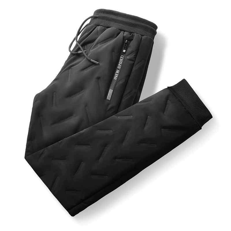 Herren Gepolsterte Thermo-Jogginghose mit Steppstruktur und Teddyfutter Echoarchiv