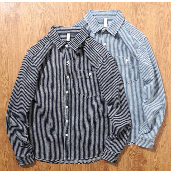 Herren Karo-Hemdjacke aus weichem Baumwollmix Echo Archiv