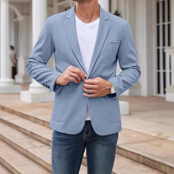 Herren eleganter Sakko mit schmalem Schnitt Echoarchiv