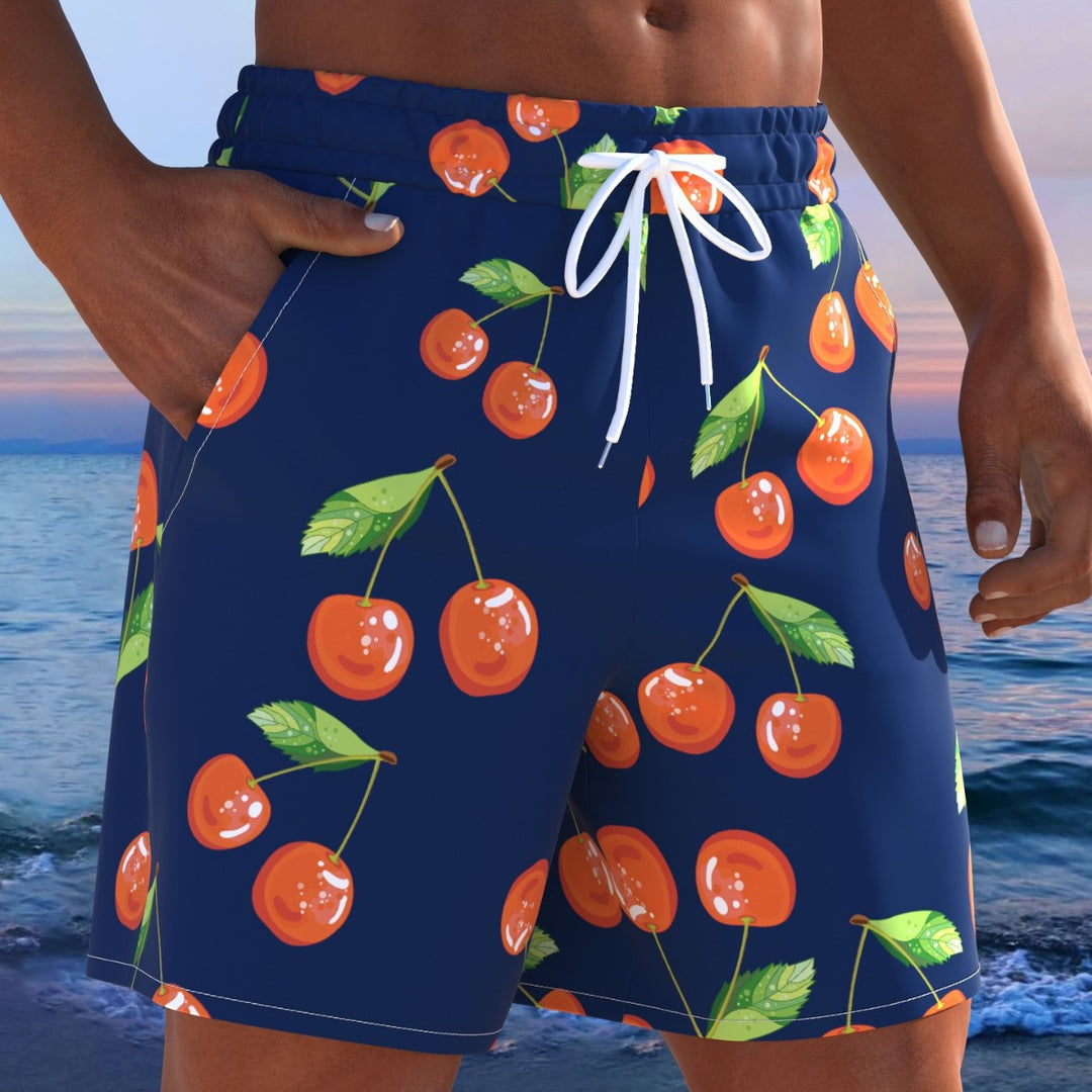 Herren Schwimmmode mit frischem Kirschdesign und bequemer Passform Echo Archiv