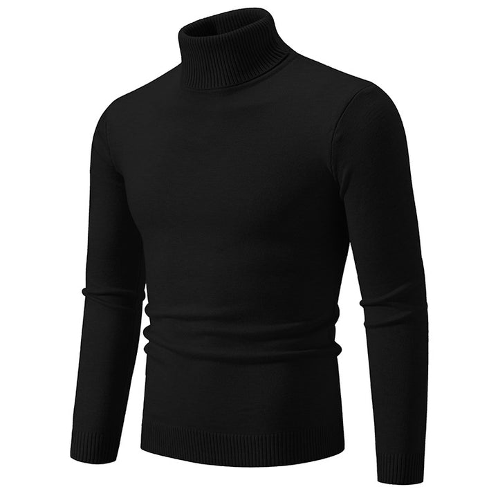 Herren nan Slim-Fit Rollkragenpullover aus Feinstrick mit geripptem Stehkragen und elastischem Bund Echo Archiv