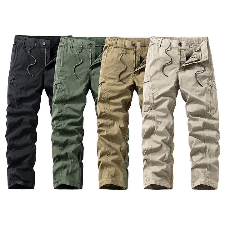 Herren Stretch-Utility-Cargohose mit elastischem Bund und Mehrfachtaschen Echo Archiv