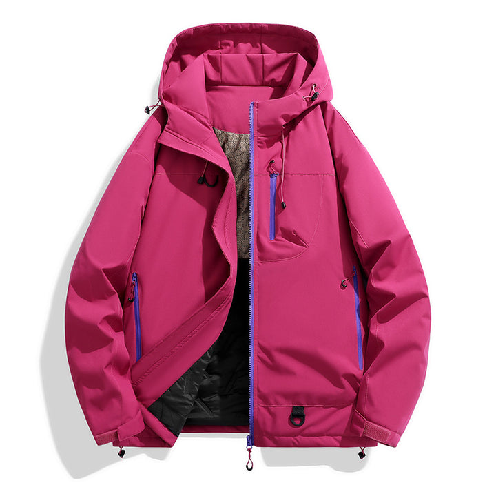 Herren Nano-Technik Kapuzenparka mit winddichter Membran, isolierter Innenauskleidung und multifunktionalen Taschen – Taviero