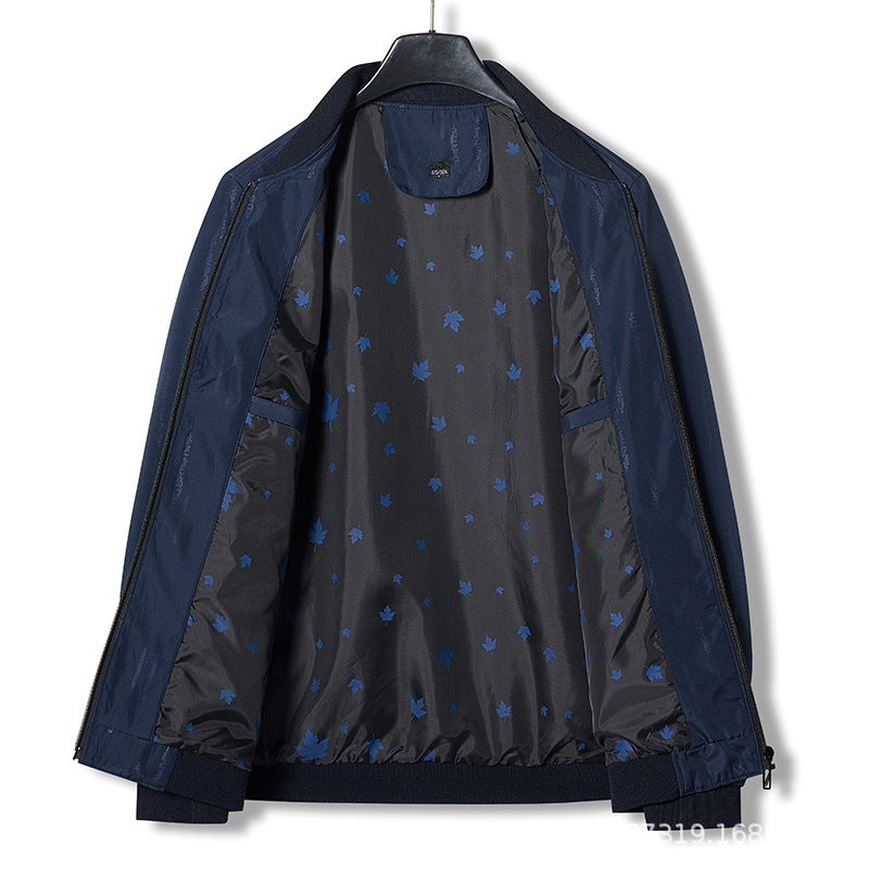 Herren modische Übergangsjacke mit innovativem Schnitt und praktischen Taschen Echoarchiv