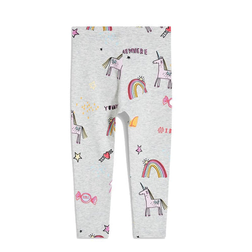 Mädchen Leggings mit zauberhaften Regenbogen- und Einhorn-Motiven Echo Archiv