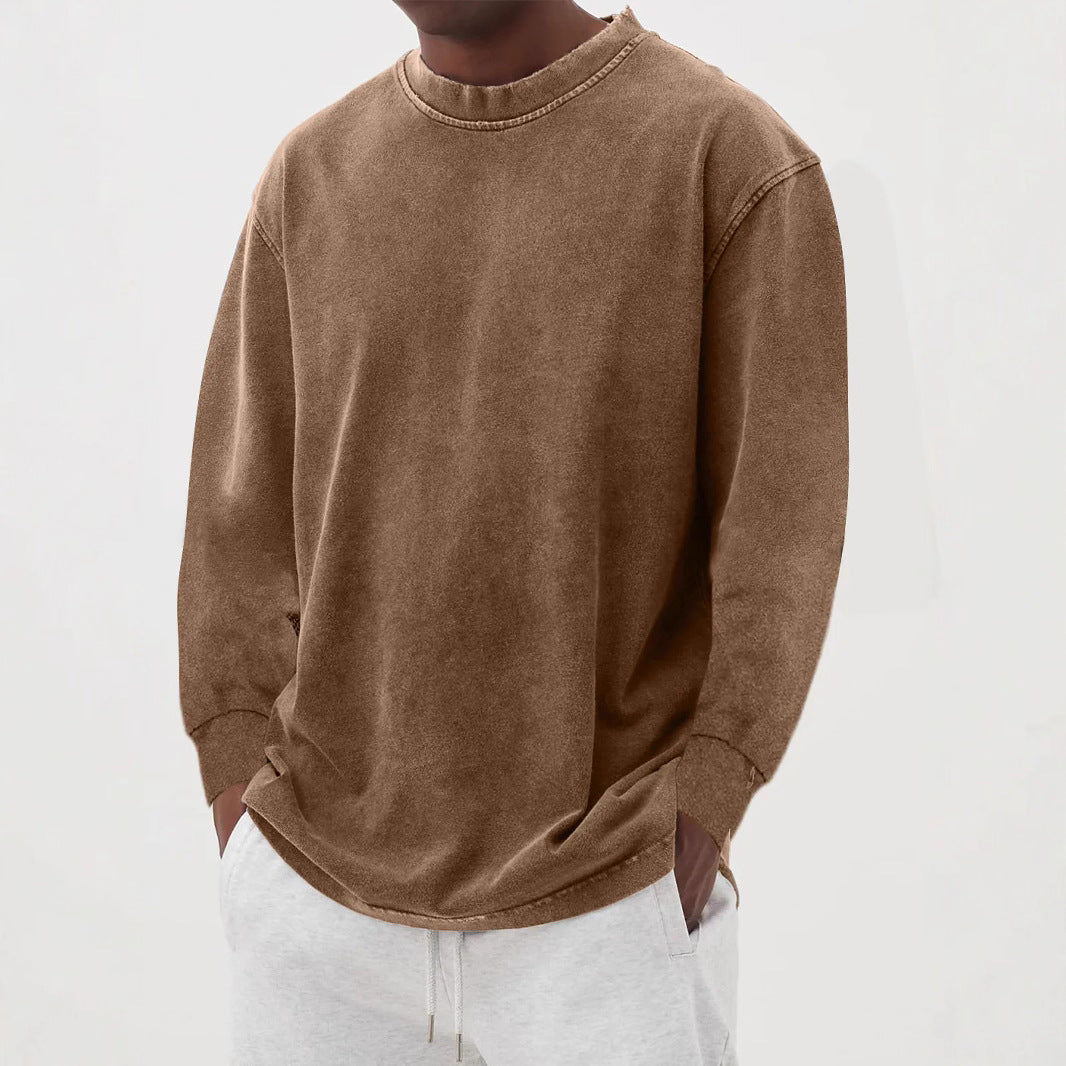 Herren lässiger Oversized Pullover aus angenehmem Baumwollmix Echoarchiv