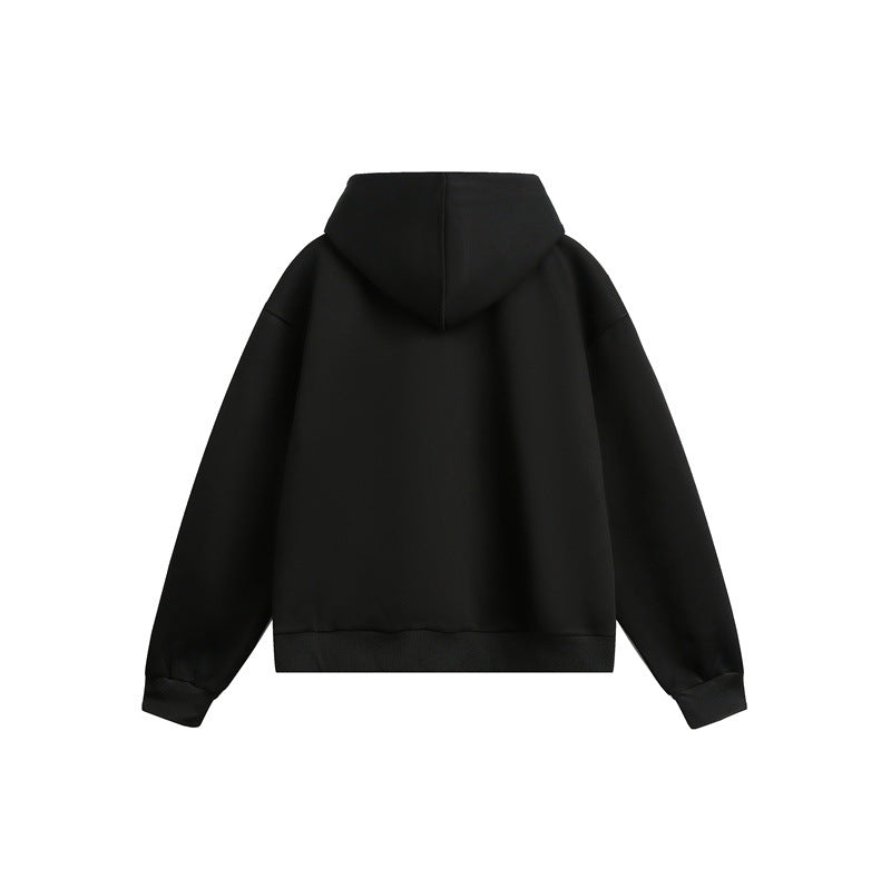 Unisex Leichte Oversize‑Kapuzen‑Sweatjacke mit durchgehendem Reißverschluss, Raglanärmeln und Eingrifftaschen Echoarchiv