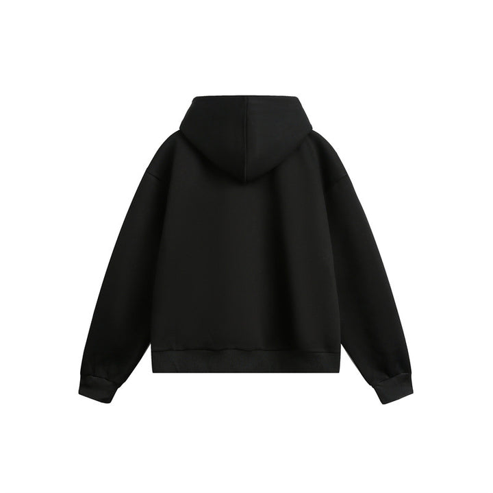 Unisex Leichte Oversize‑Kapuzen‑Sweatjacke mit durchgehendem Reißverschluss, Raglanärmeln und Eingrifftaschen Echoarchiv