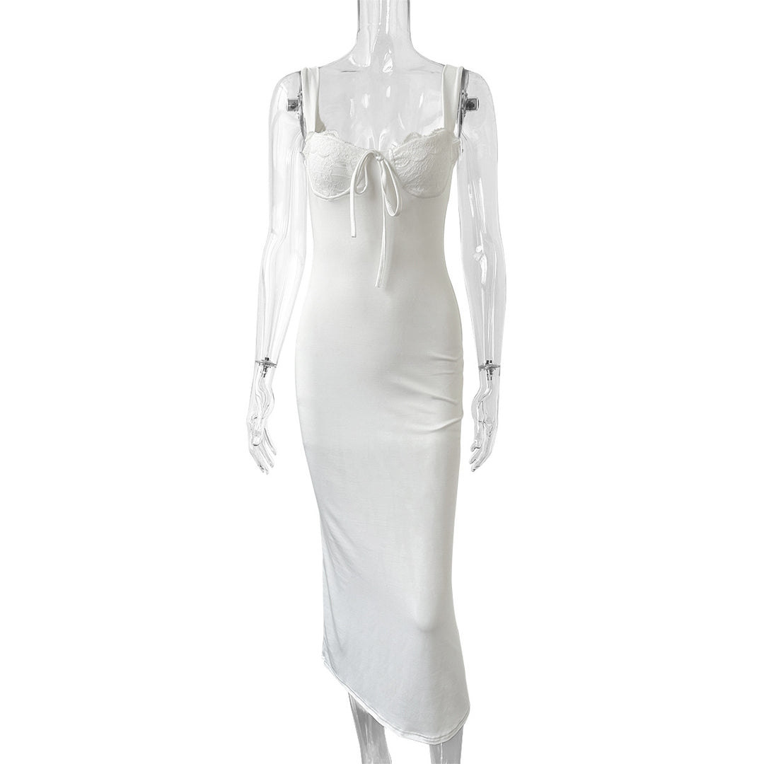 Damen Elegantes und figurschmeichelndes Maxikleid Echo Archiv