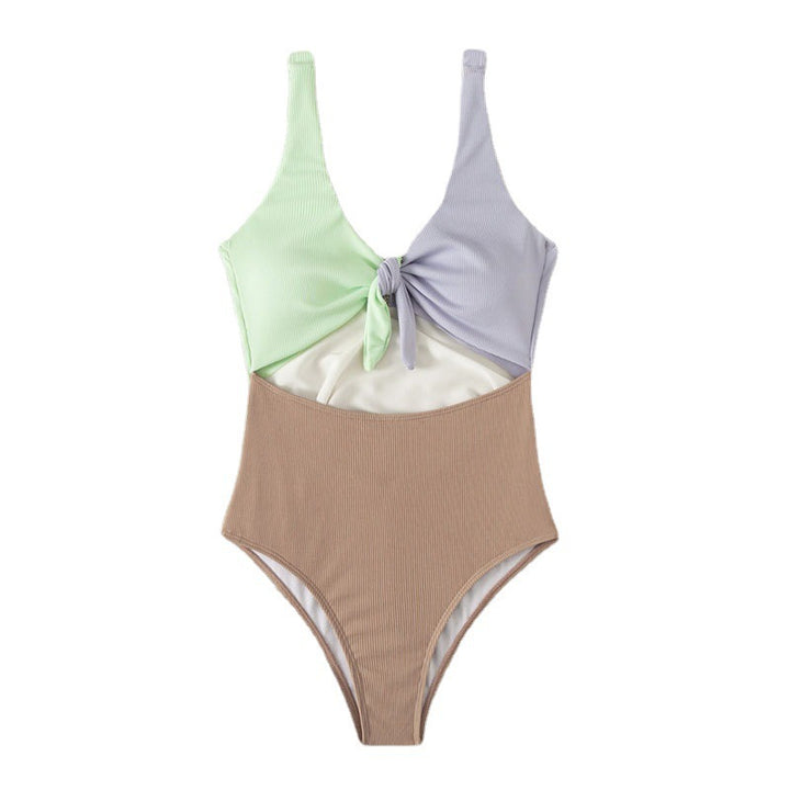 Damen Triangel-Bikini-Set mit verstellbarem Knotendesign Echo Archiv