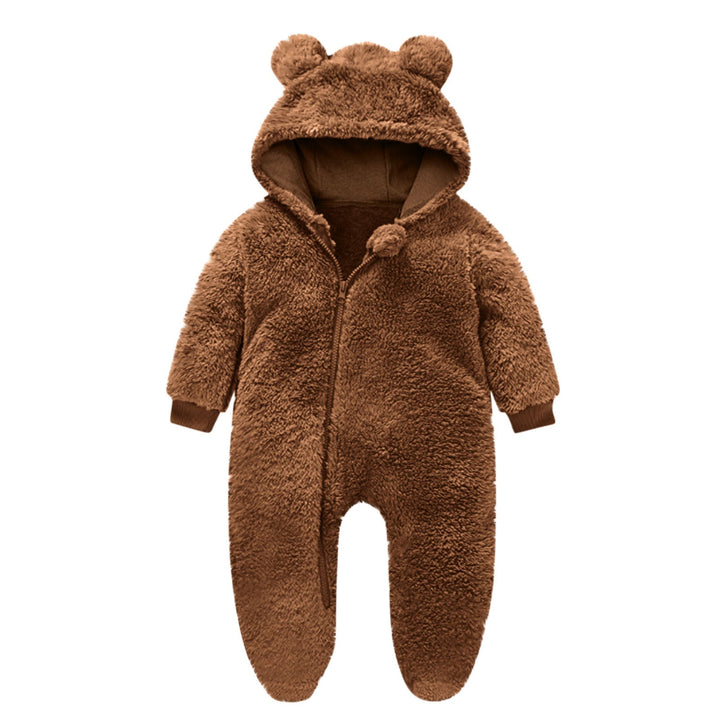 Kleinkind Fleece Overall mit Bärenohren – Montévia