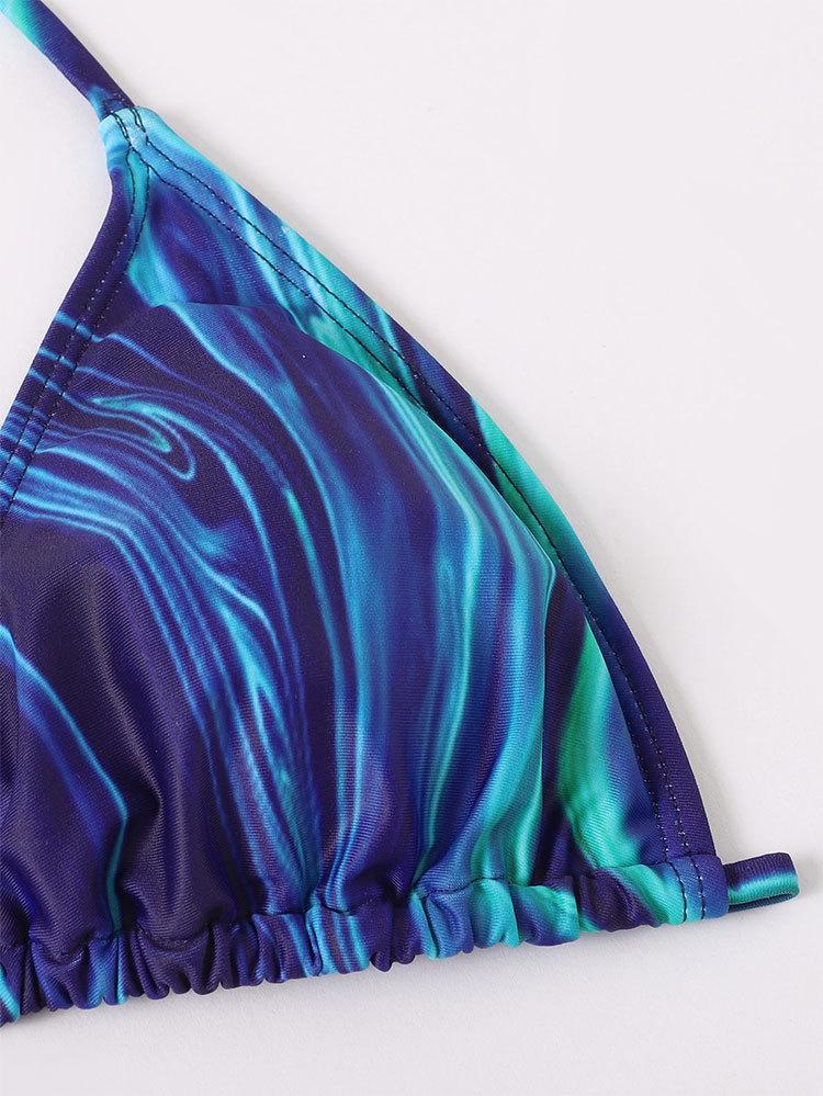 Damen Strandmode Set mit elegantem Wickelkleid und schickem Bikini Echo Archiv