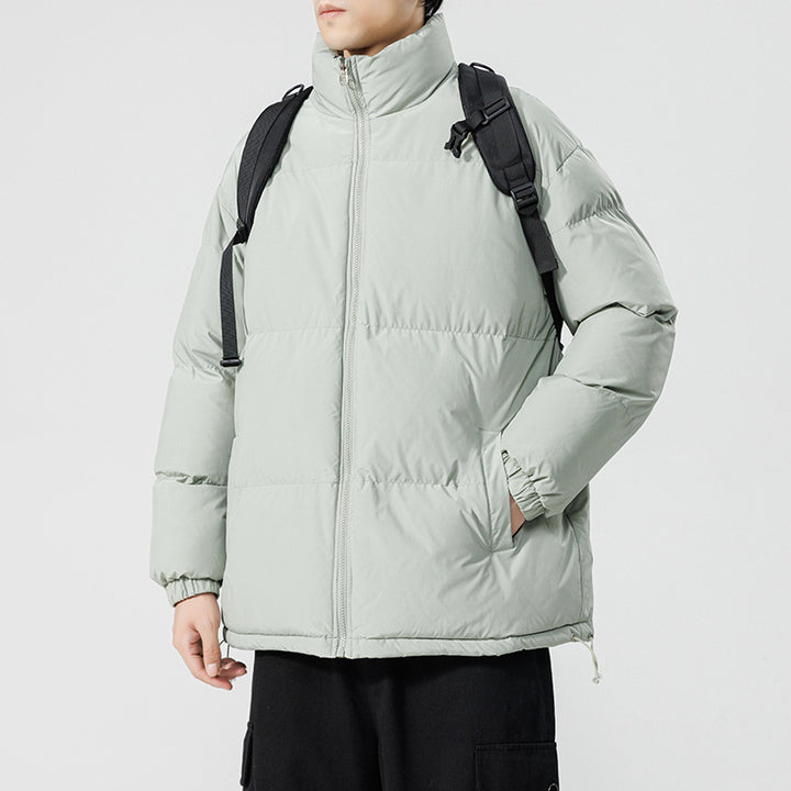 Herren gesteppte Funktionsjacke mit hohem Kragen und isolierendem Innenfutter Echoarchiv