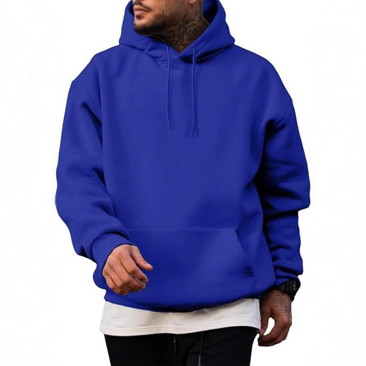 Herren Hoodie mit geräumiger Kapuze und Kängurutasche Echoarchiv