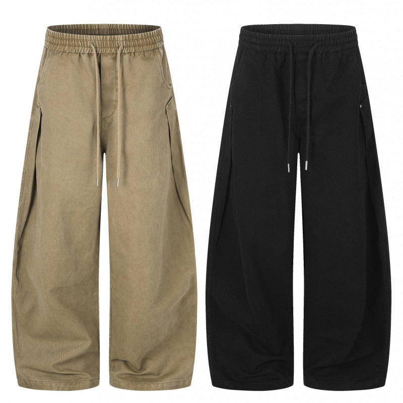 Unisex Weitgeschnittene Lounge-Hose mit Tunnelzug und extra weitem Bein Echo Archiv