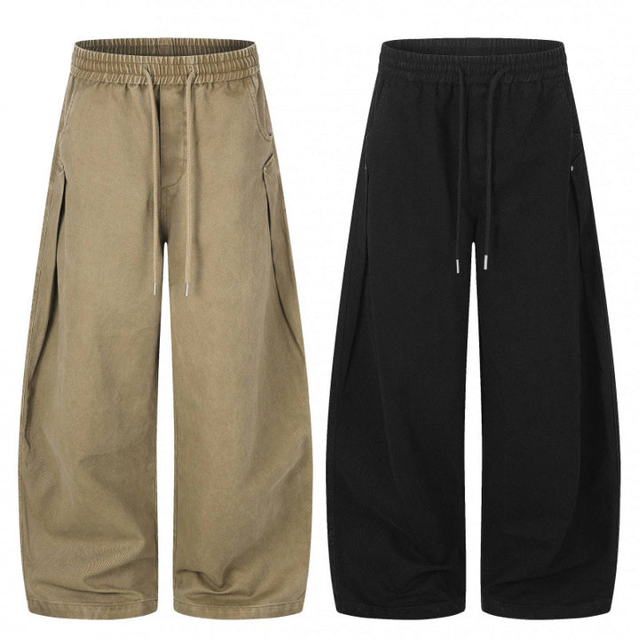 Unisex Weitgeschnittene Lounge-Hose mit Tunnelzug und extra weitem Bein Echo Archiv