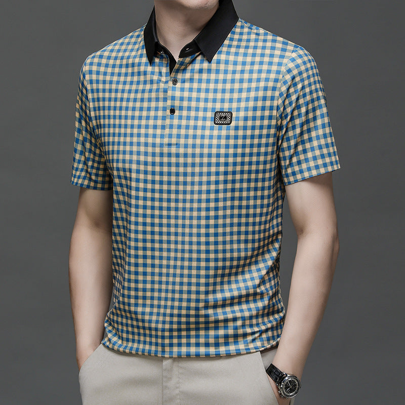 Herren Karomuster Poloshirt Echoarchiv