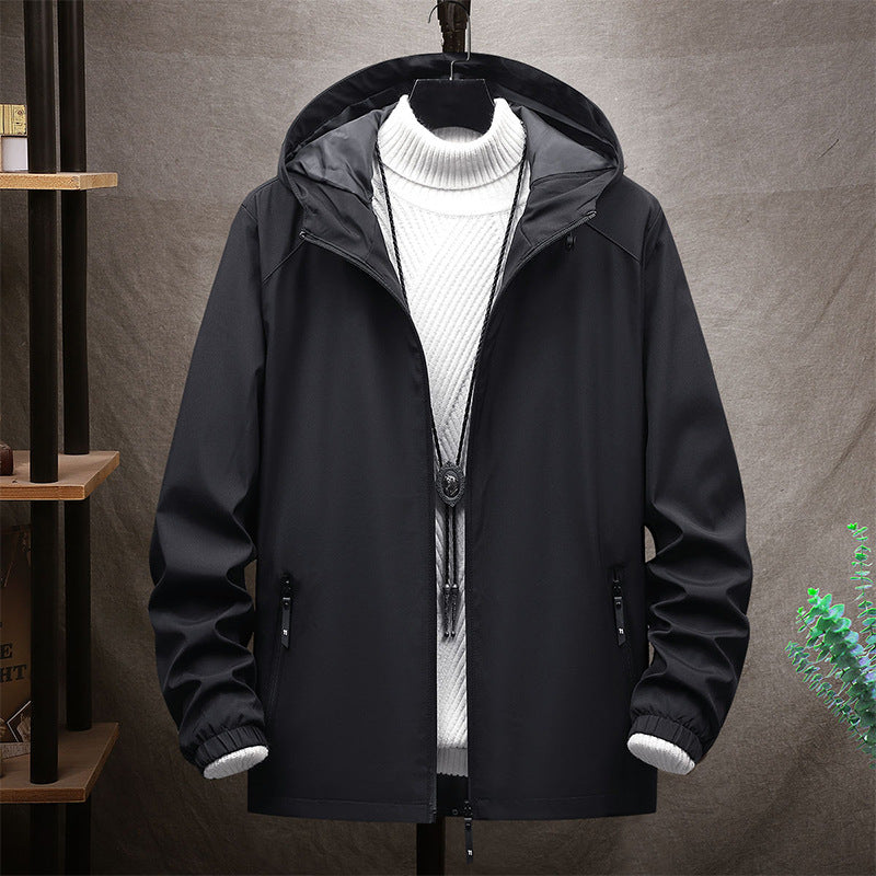 Herren Leichte Sportjacke mit Kapuze Echo Archiv